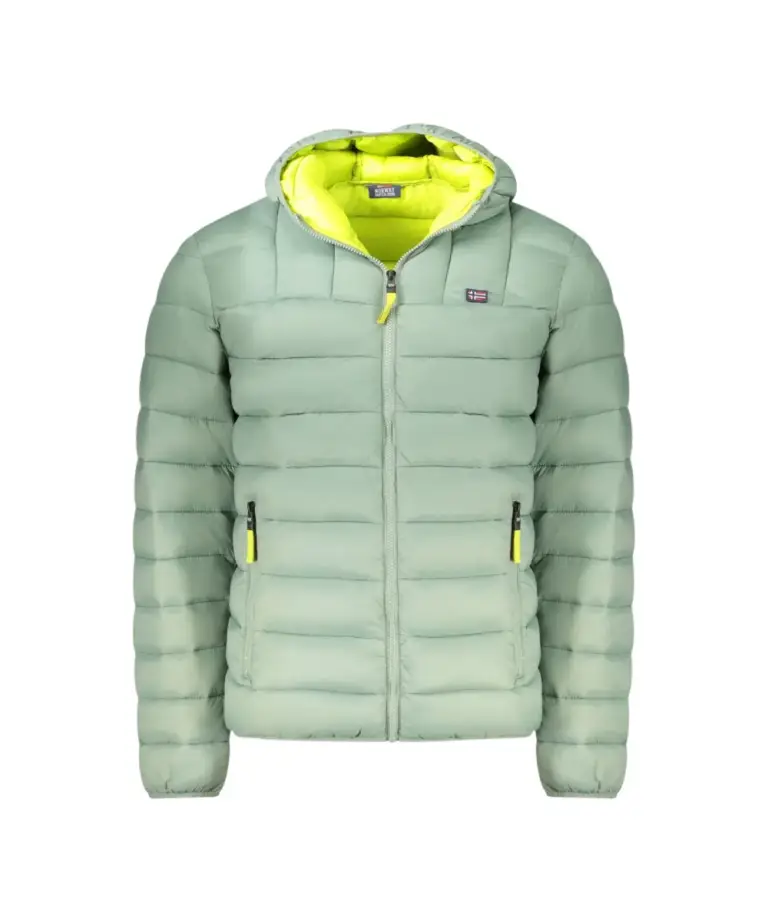 Scuola Nautica Italiana - Ανδρικό Χειμωνιάτικο Μπουφάν Puffer 849150-SNIPER Πράσινο Ανοιχτό