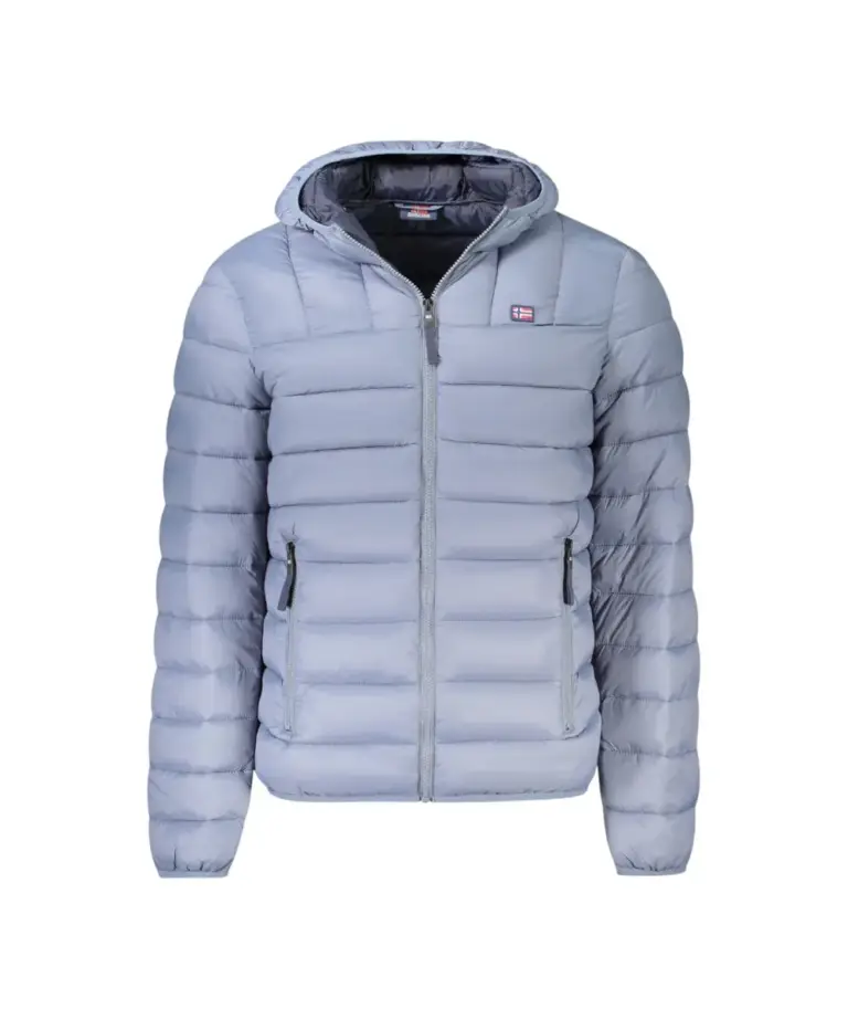 Scuola Nautica Italiana - Ανδρικό Χειμωνιάτικο Μπουφάν Puffer 849150-TYPHOO Γκρι Ανοιχτό