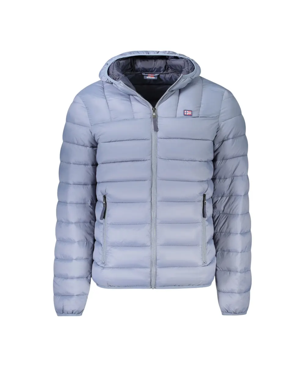 Scuola Nautica Italiana - Ανδρικό Χειμωνιάτικο Μπουφάν Puffer 849150-TYPHOO Γκρι Ανοιχτό