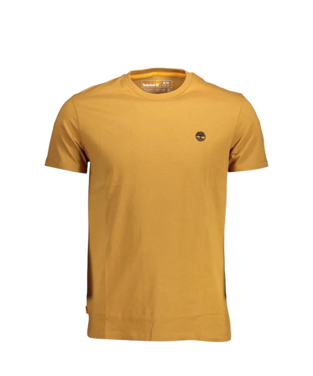 Timberland - Ανδρικό T-shirt με Λογότυπο Oyster River Logo Tee TB0A2BR3-P47 Πορτοκαλί