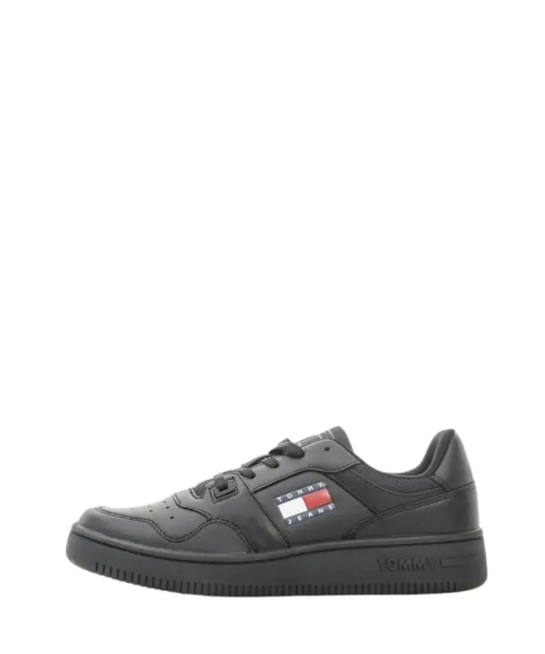 Tommy Hilfiger - Αθλητικά Tjw Retro Basket Ess Triple Black EN0EN02434-BDS Μαύρο