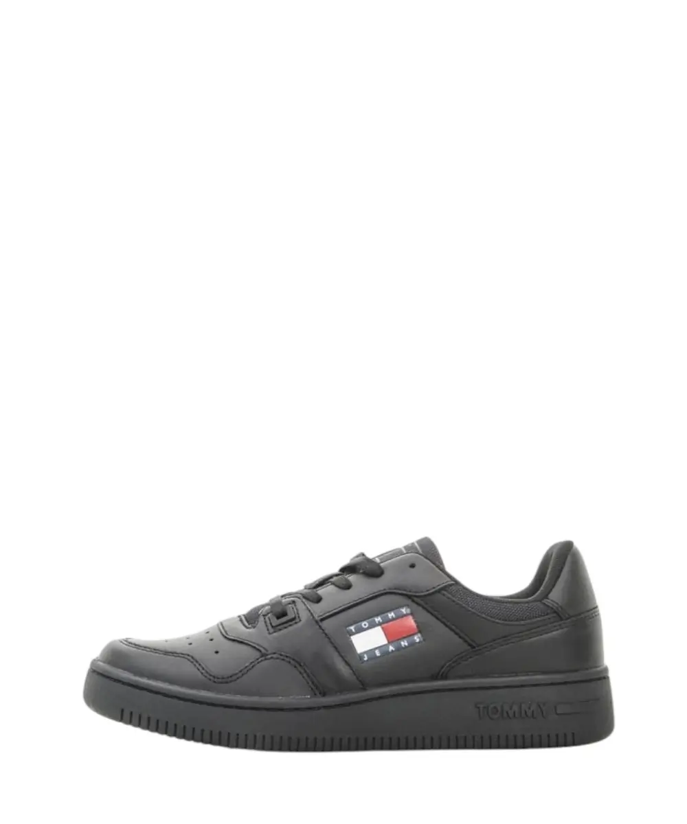 Tommy Hilfiger - Αθλητικά Tjw Retro Basket Ess Triple Black EN0EN02434-BDS Μαύρο