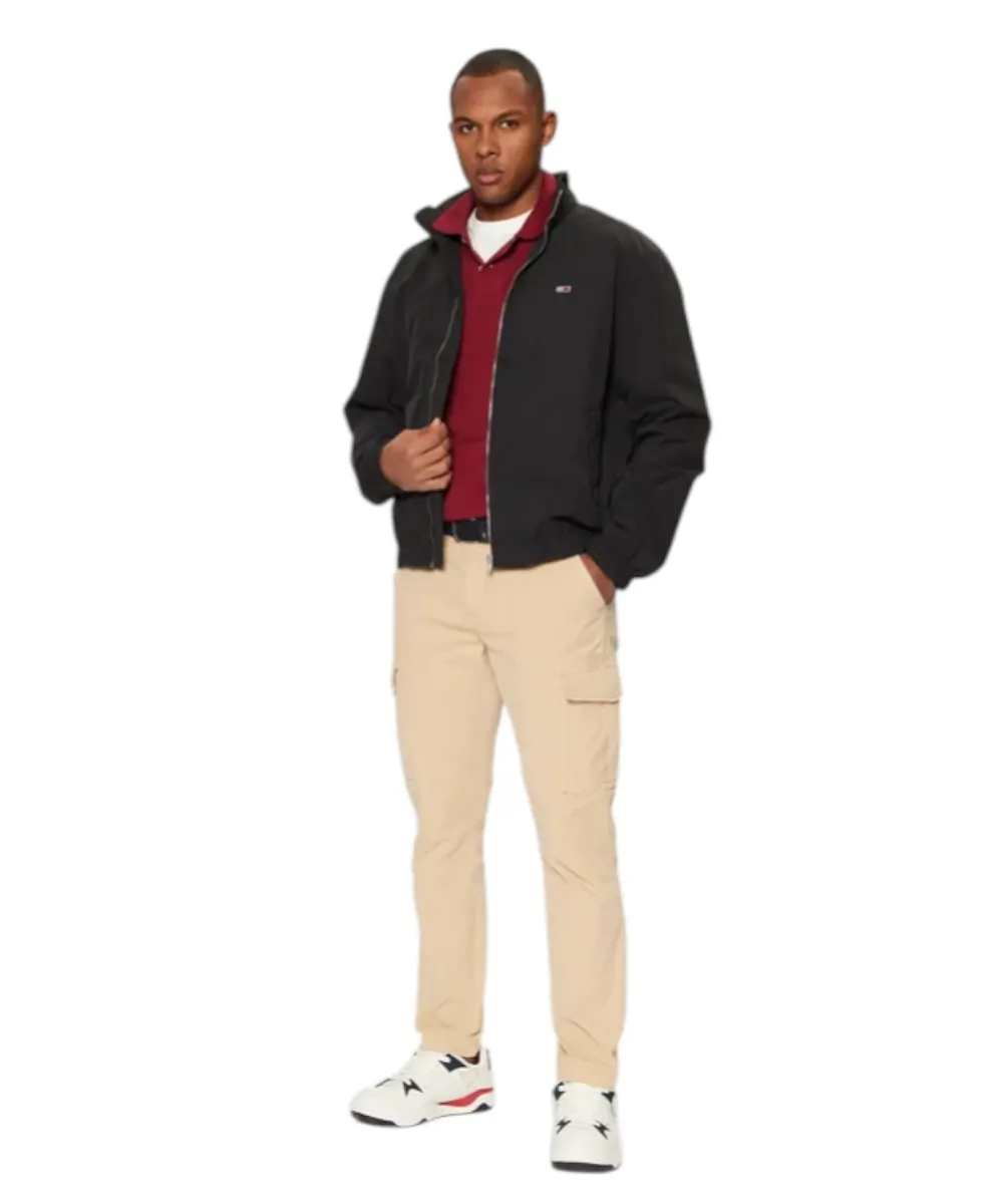 Tommy Hilfiger - Ανδρικό Μεταβατικό Μπουφάν Essential Regular Fit DM0DM20655-BDS Μαύρο