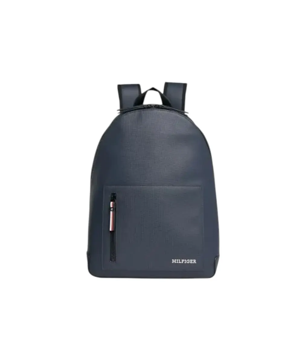 Tommy Hilfiger - Ανδρικό Σακίδιο Πλάτης Th Pique AM0AM11782-DW6 Μπλε Σκούρο