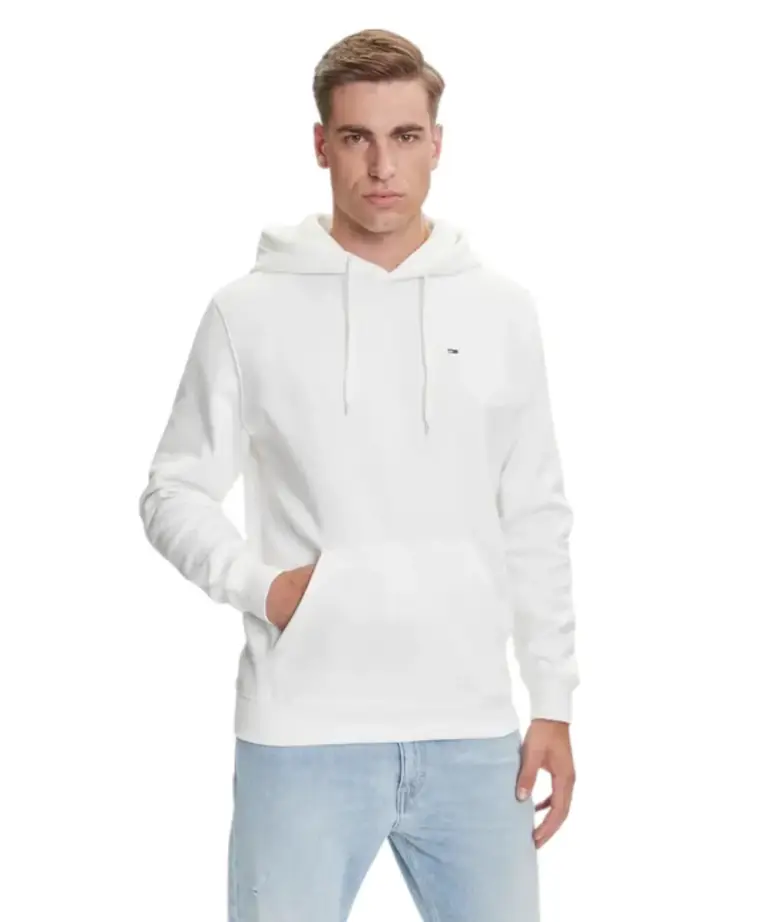 Tommy Hilfiger - Ανδρικό Φούτερ Flag Regular Fit DM0DM20742-YBL Εκρού