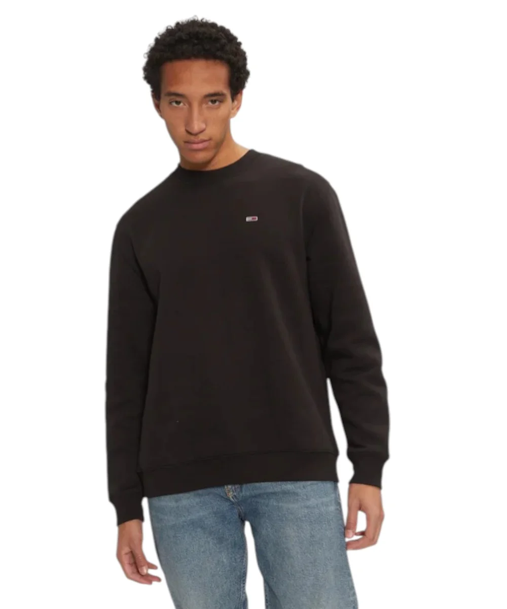 Tommy Hilfiger - Ανδρικό Φούτερ Tjm Reg S Flag Crew DM0DM20741-BDS Μαύρο