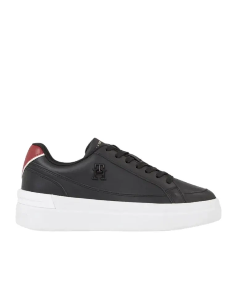 Tommy Hilfiger - Γυναικεία Sneaker Th Elevated Court FW0FW07568-BDS Μαύρο