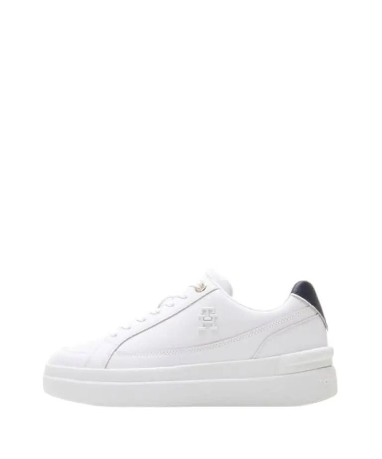 Tommy Hilfiger - Γυναικεία Sneaker Th Elevated Court FW0FW07568-YBS Λευκό