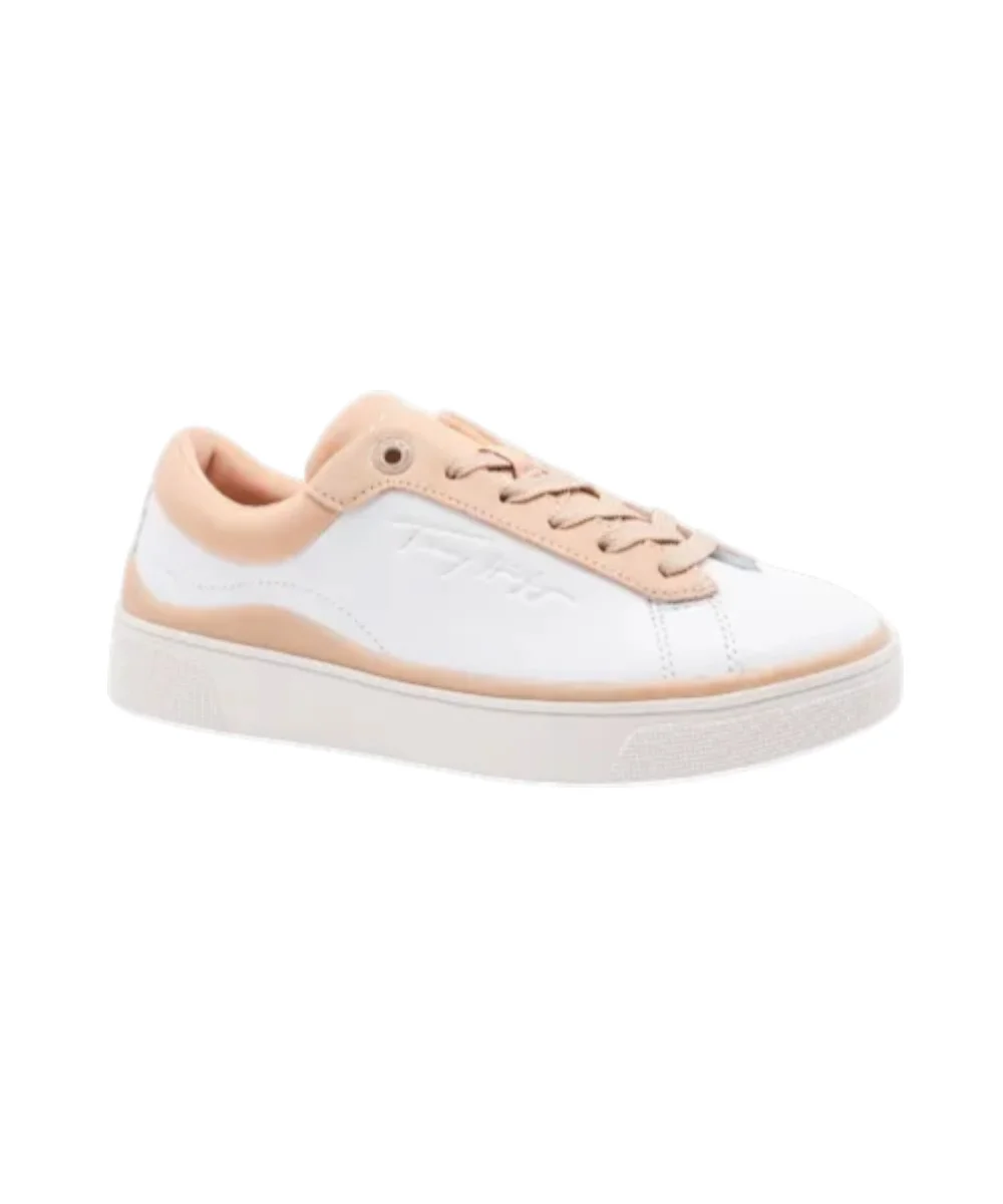 Tommy Hilfiger - Γυναικεία Sneakers Th Platform Court FW0FW06317-TRY Λευκό
