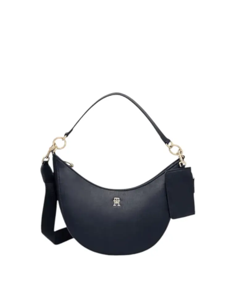 Tommy Hilfiger - Γυναικεία Τσάντα Ώμου Th Monotype AW0AW16437-DW6 Μπλε Σκούρο