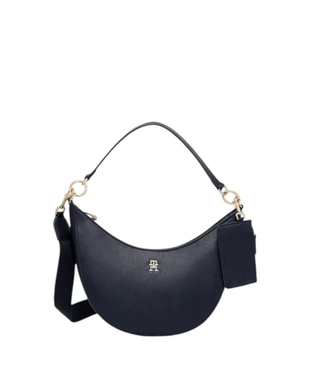 Tommy Hilfiger - Γυναικεία Τσάντα Ώμου Th Monotype AW0AW16437-DW6 Μπλε Σκούρο