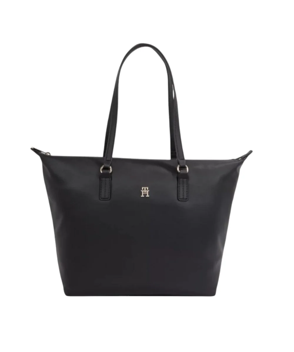 Tommy Hilfiger - Γυναικεία Τσάντα Ώμου Th Poppy AW0AW16477-BDS Μαύρο
