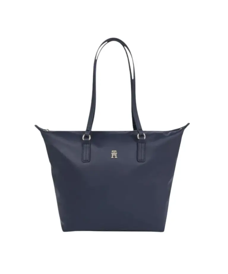 Tommy Hilfiger - Γυναικεία Τσάντα Ώμου Th Poppy AW0AW16477-DW6 Μπλε Σκούρο