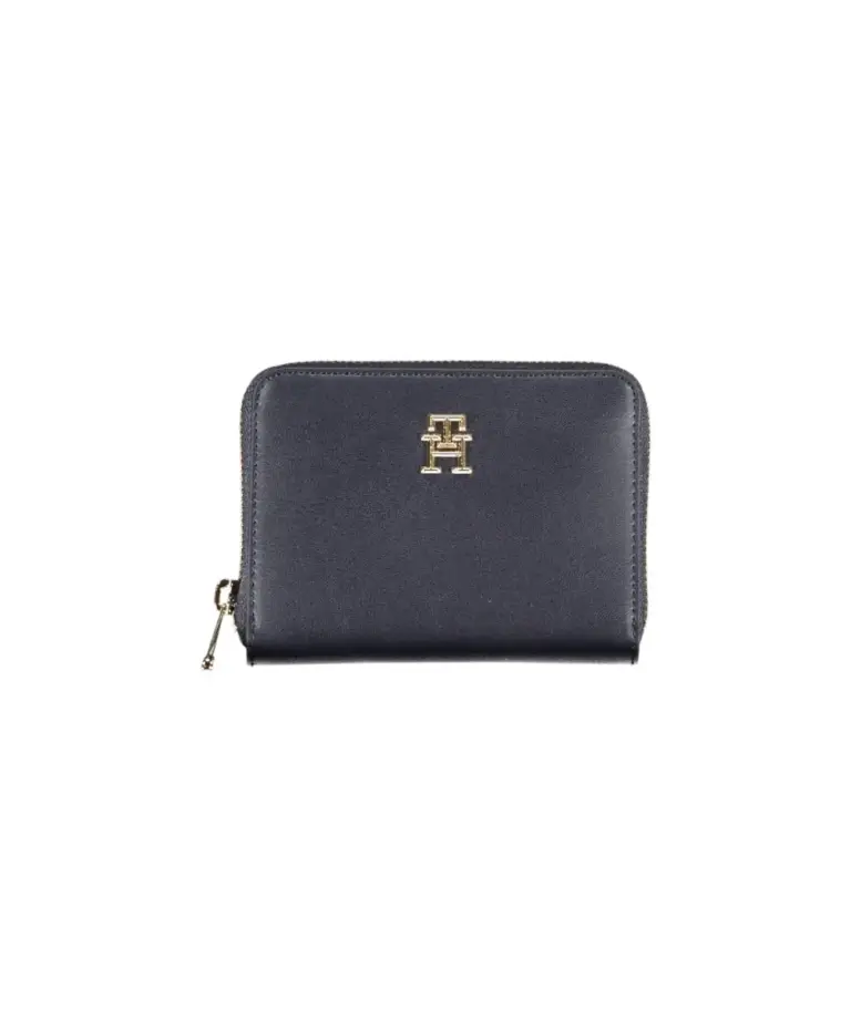 Tommy Hilfiger - Γυναικείο Πορτοφόλι Th Iconic Medium Zip-Around AW0AW15088-DW6 Μπλε Σκούρο