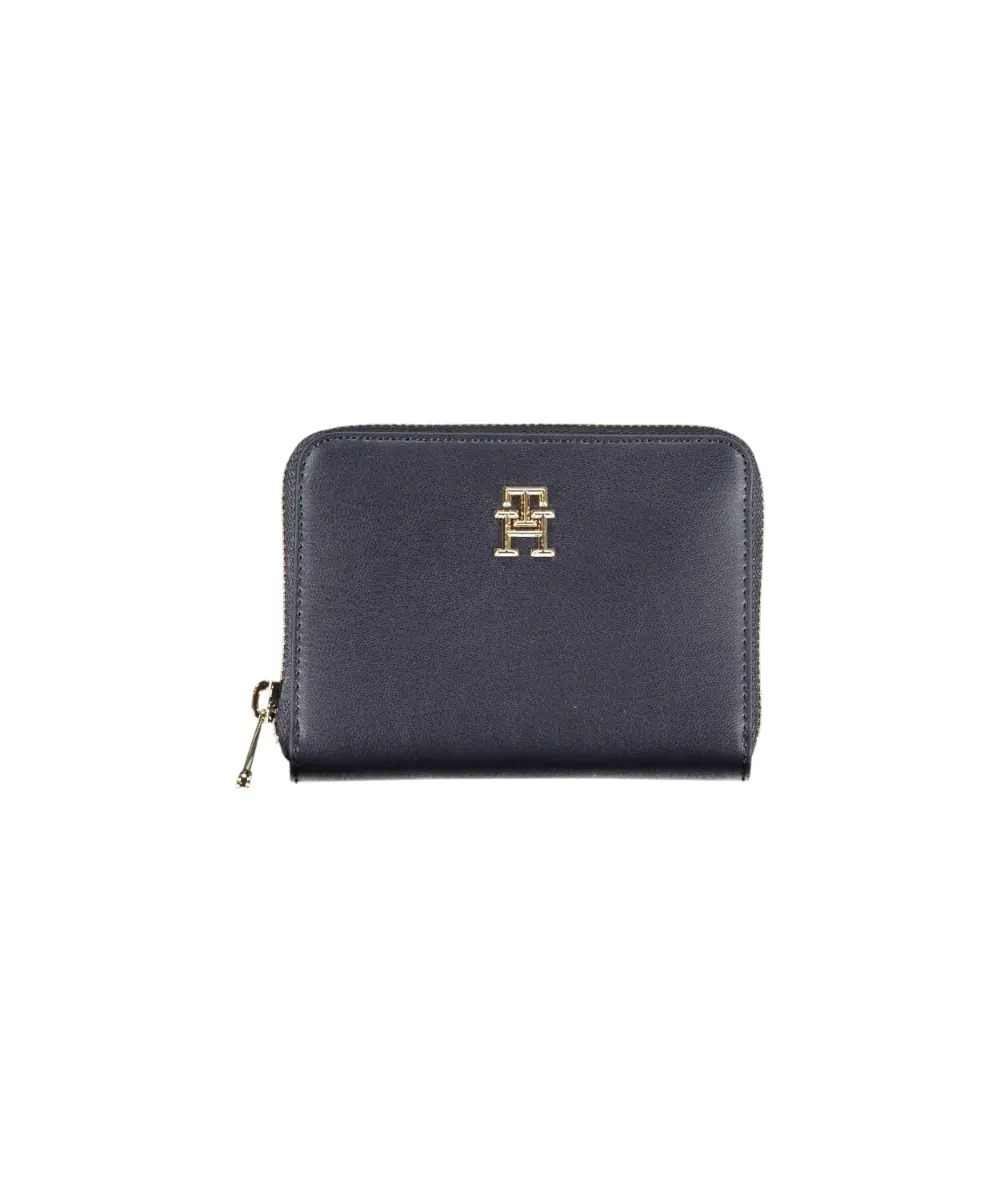 Tommy Hilfiger - Γυναικείο Πορτοφόλι Th Iconic Medium Zip-Around AW0AW15088-DW6 Μπλε Σκούρο