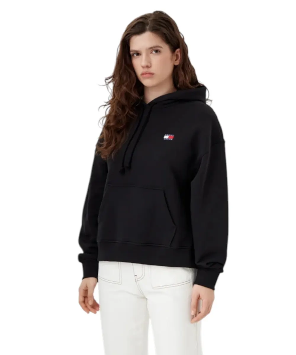 Tommy Hilfiger - Γυναικείο Φούτερ Badge Regular Fit DW0DW19414-BDS Μαύρο