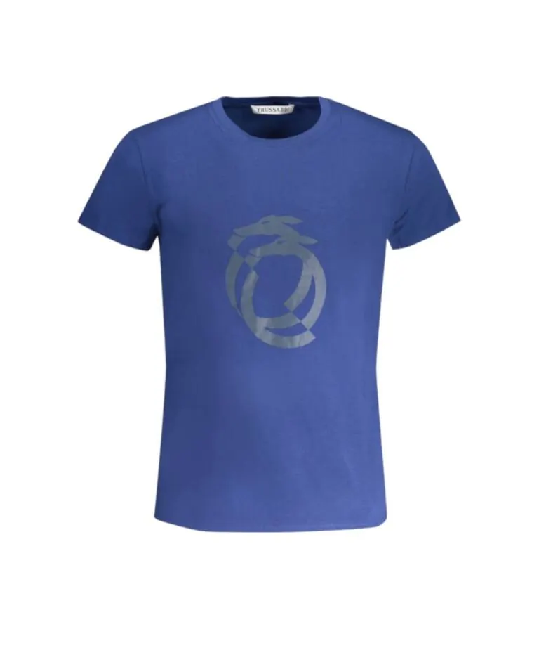 Trussardi Jeans - Ανδρικό T-Shirt TRU1MTS01-DKBLU Μπλε