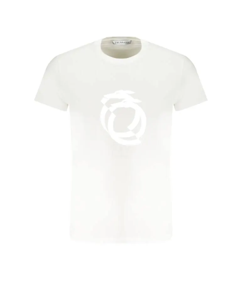 Trussardi Jeans - Ανδρικό T-Shirt TRU1MTS01-WHITE Λευκό