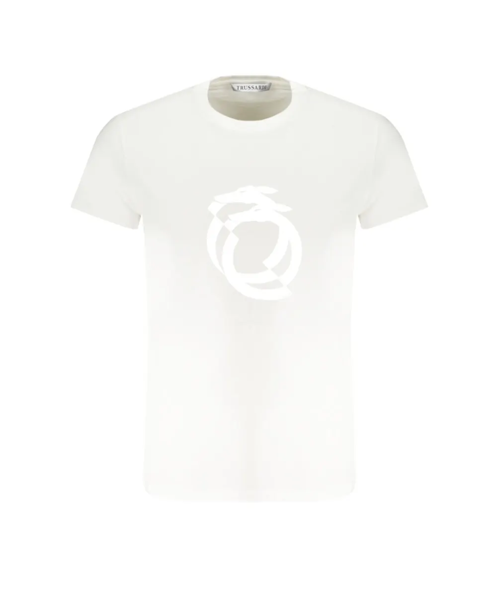 Trussardi Jeans - Ανδρικό T-Shirt TRU1MTS01-WHITE Λευκό