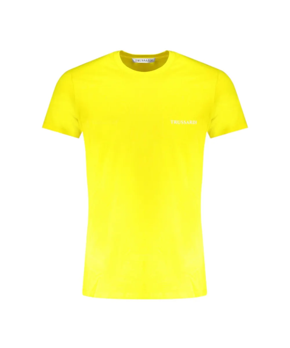 Trussardi Jeans - Ανδρικό T-Shirt TRU1MTS02-CANARY Κίτρινο
