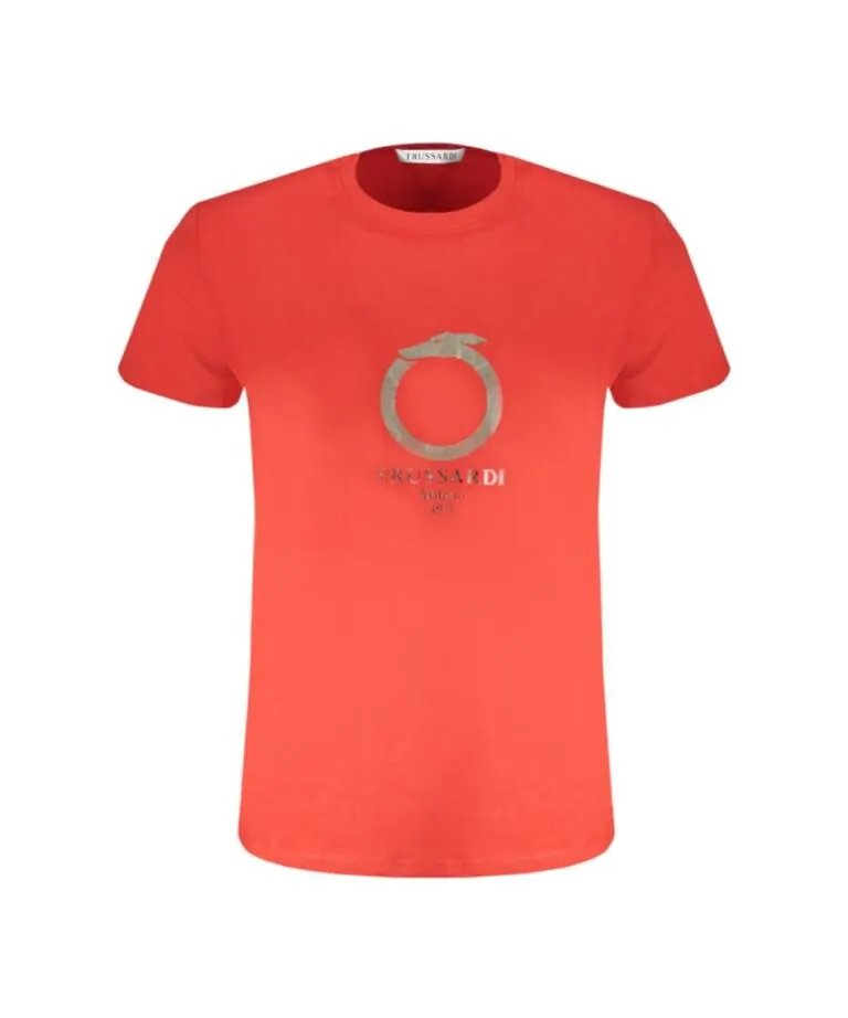 Trussardi Jeans - Ανδρικό T-Shirt TRU2MTS03-11RED Κόκκινο