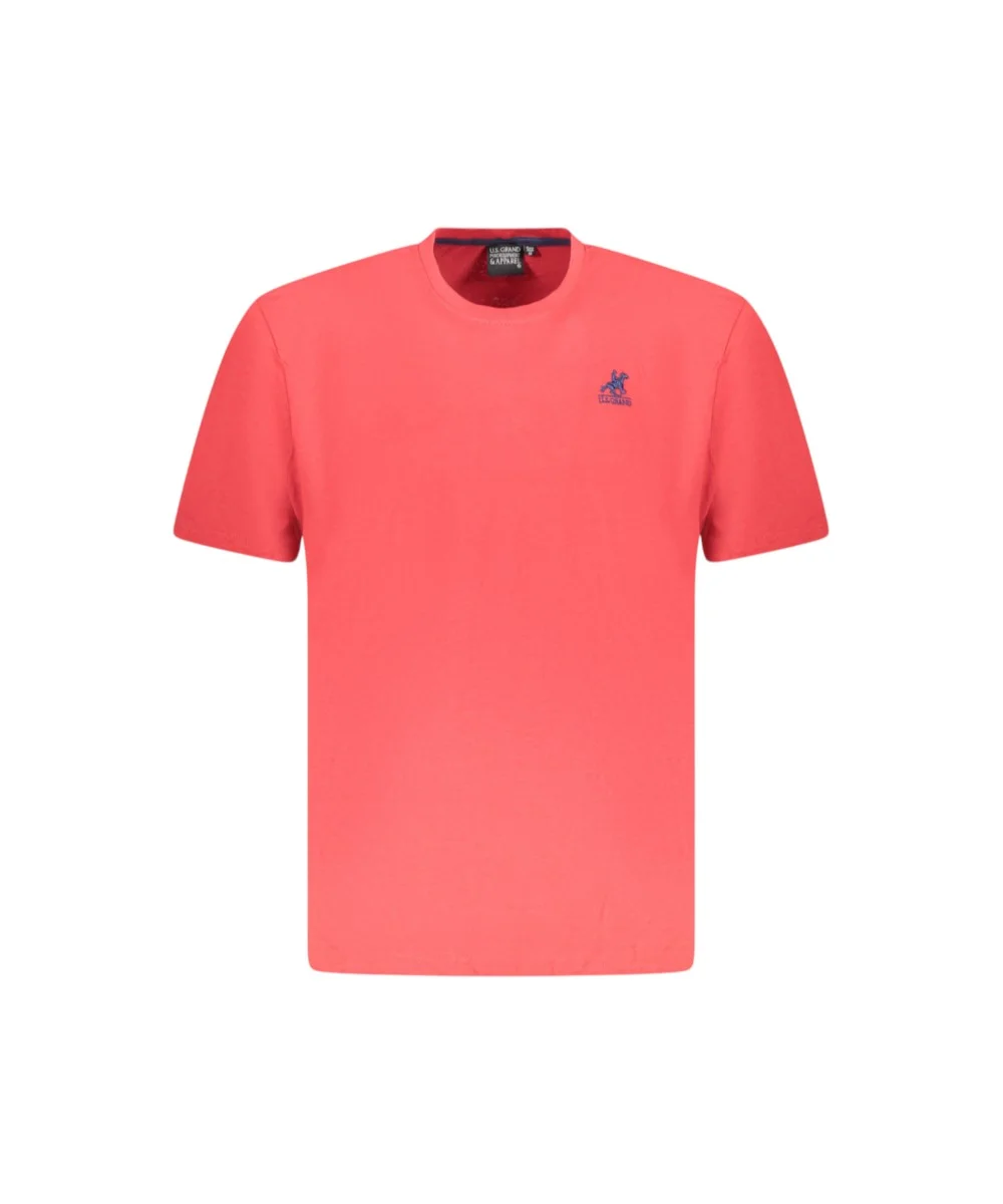 U.S. Grand Polo - Ανδρικό T-shirt AU02643-08ROSS Κόκκινο