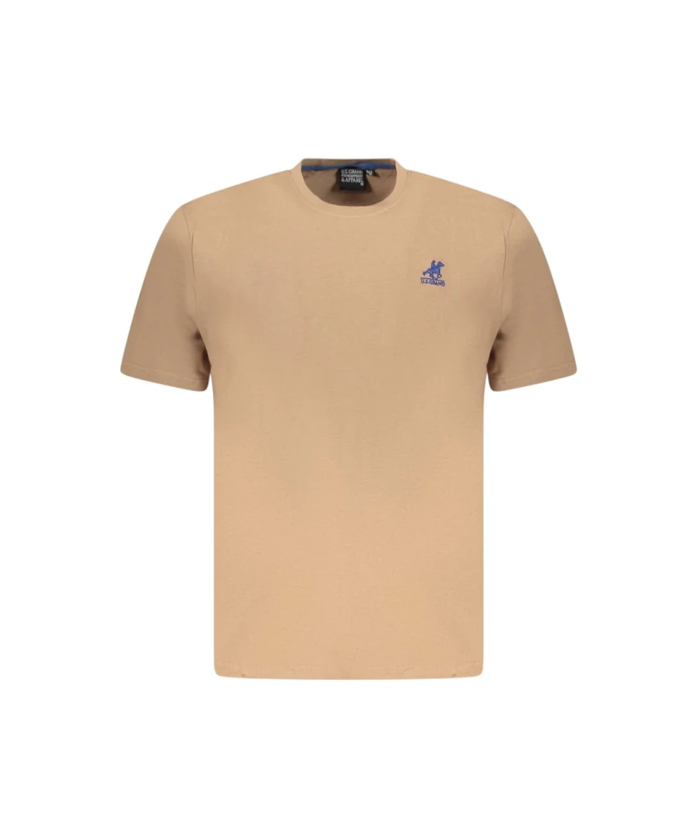 U.S. Grand Polo - Ανδρικό T-shirt AU02643-18FANG Καφέ