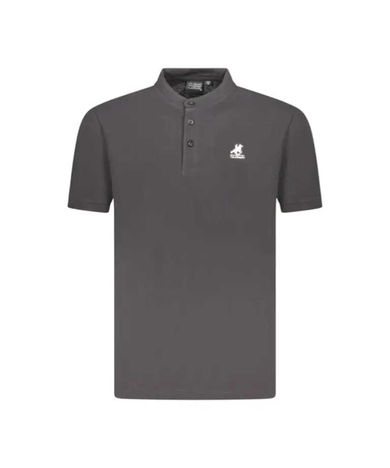 U.S. Grand Polo - Ανδρικό T-shirt Polo AU02661-23NERO Μαύρο
