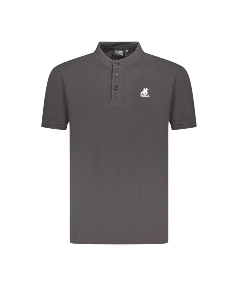 U.S. Grand Polo - Ανδρικό T-shirt Polo AU02661-23NERO Μαύρο