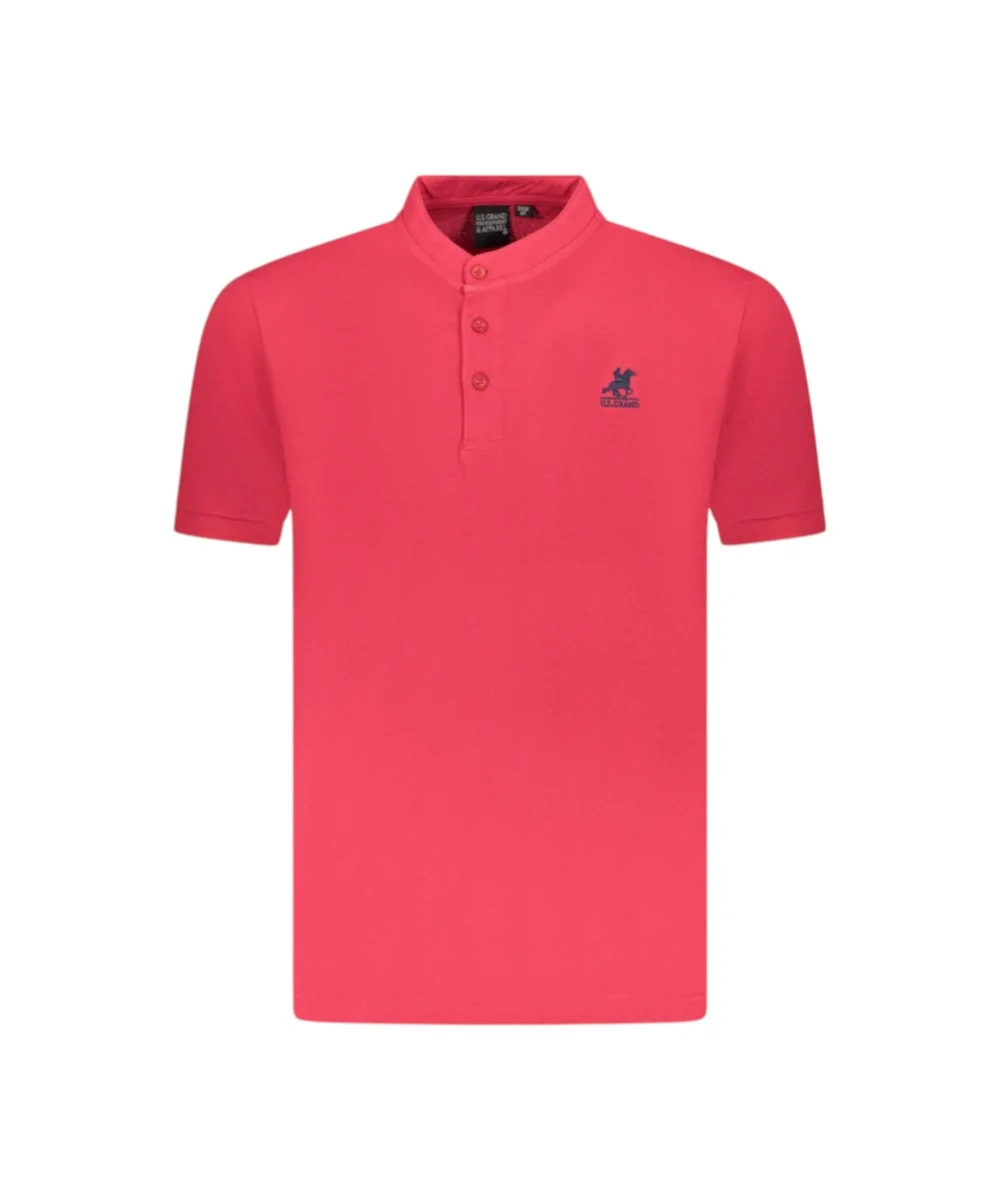 U.S. Grand Polo - Ανδρικό T-shirt Polo AU02661-ROSSO Κόκκινο