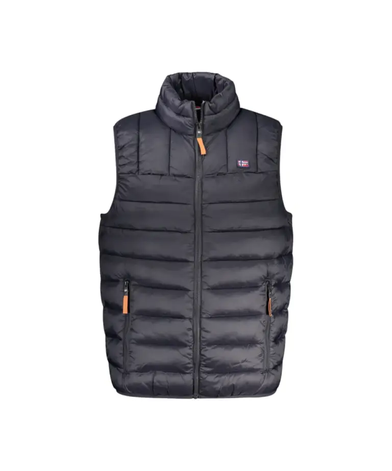 Scuola Nautica Italiana - Ανδρικό Αμάνικο Μπουφάν Puffer 849148-BLACK Μαύρο