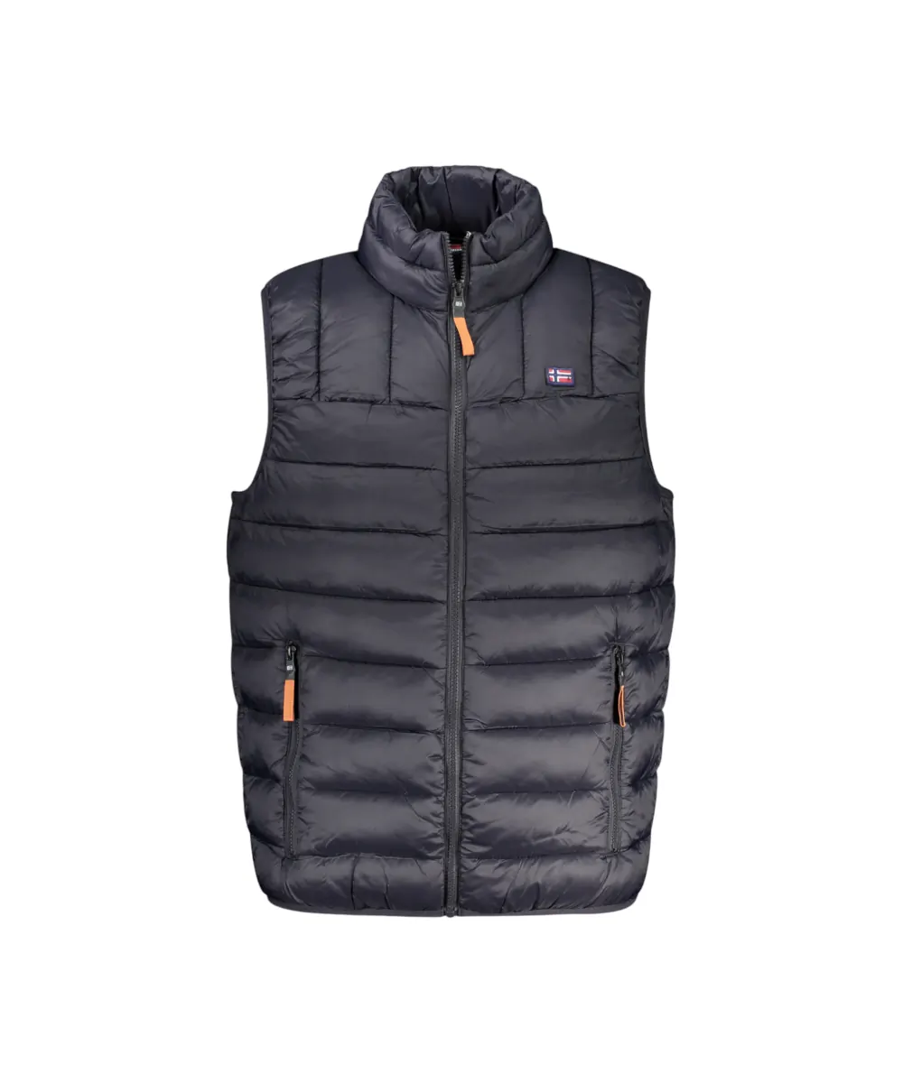 Scuola Nautica Italiana - Ανδρικό Αμάνικο Μπουφάν Puffer 849148-BLACK Μαύρο