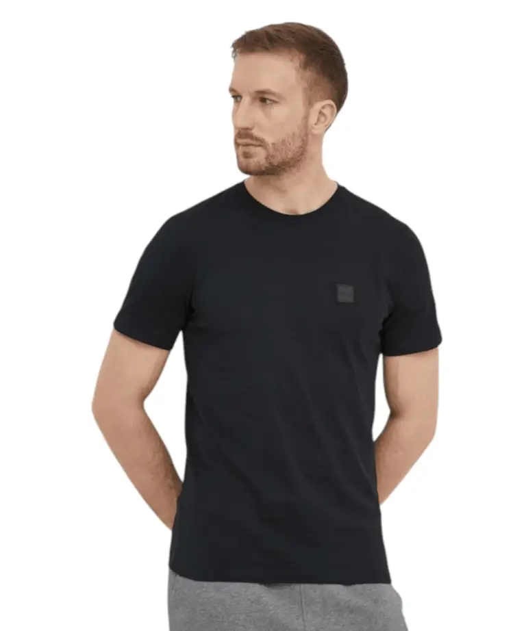 Hugo Boss - Ανδρικό T-shirt Orange San Jared-C Tales 50508584-001 Μαύρο