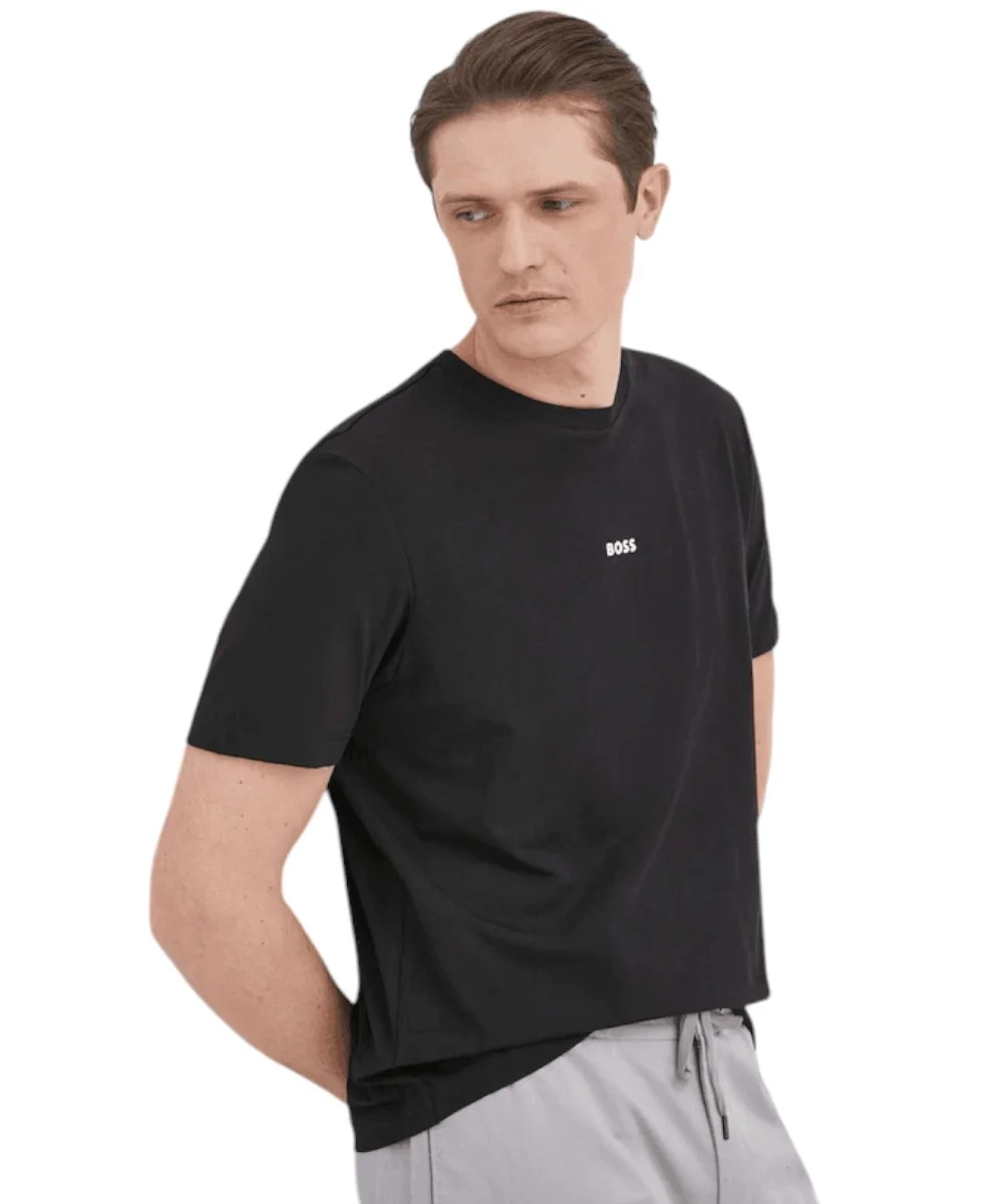 Boss - Ανδρικό T-shirt Tchup Relaxed Fit 50473278-001 Μαύρο