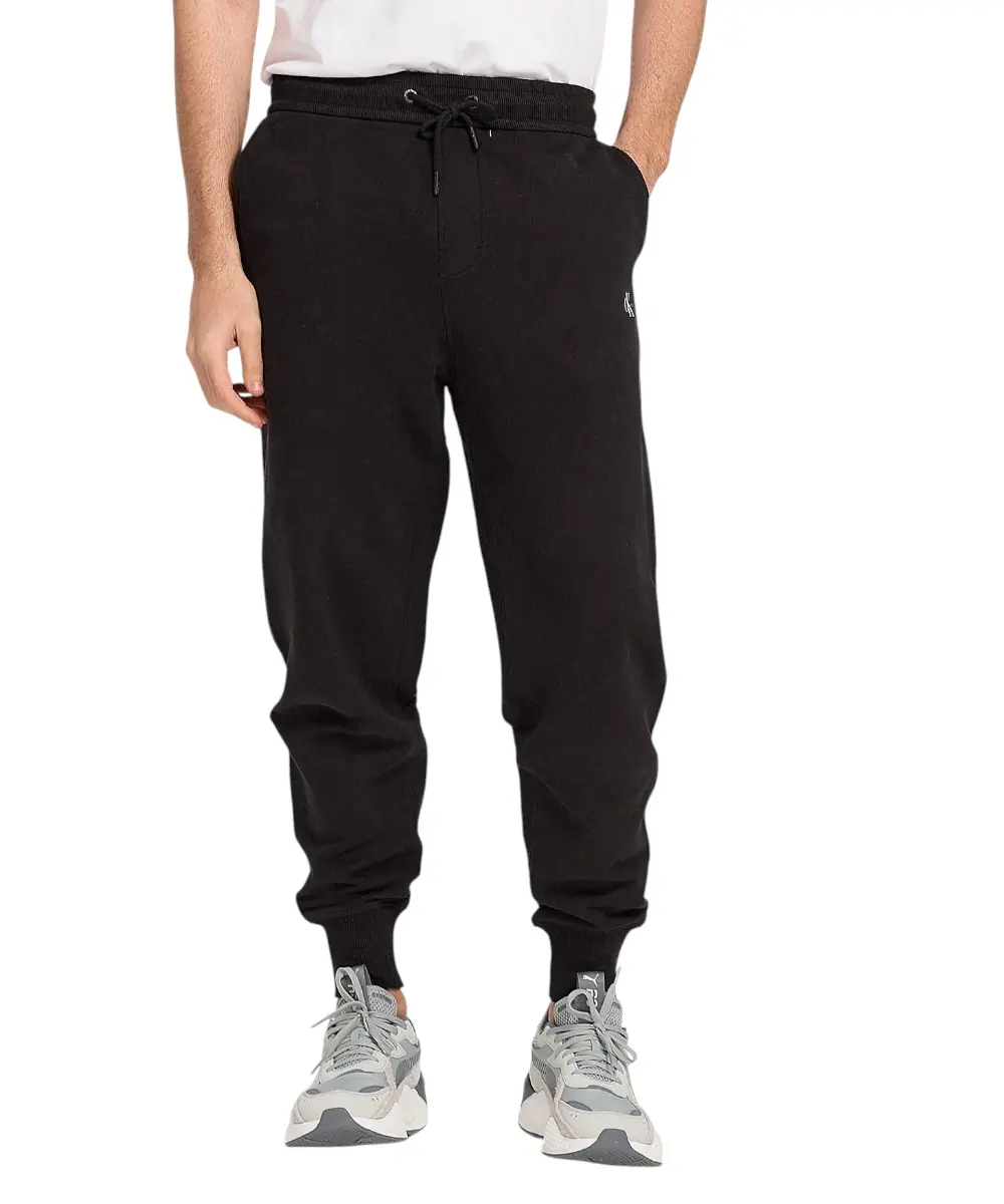 Calvin Klein - Monologo Παντελόνι Φόρμας με Λάστιχο J30J322484-BEH Μαύρο