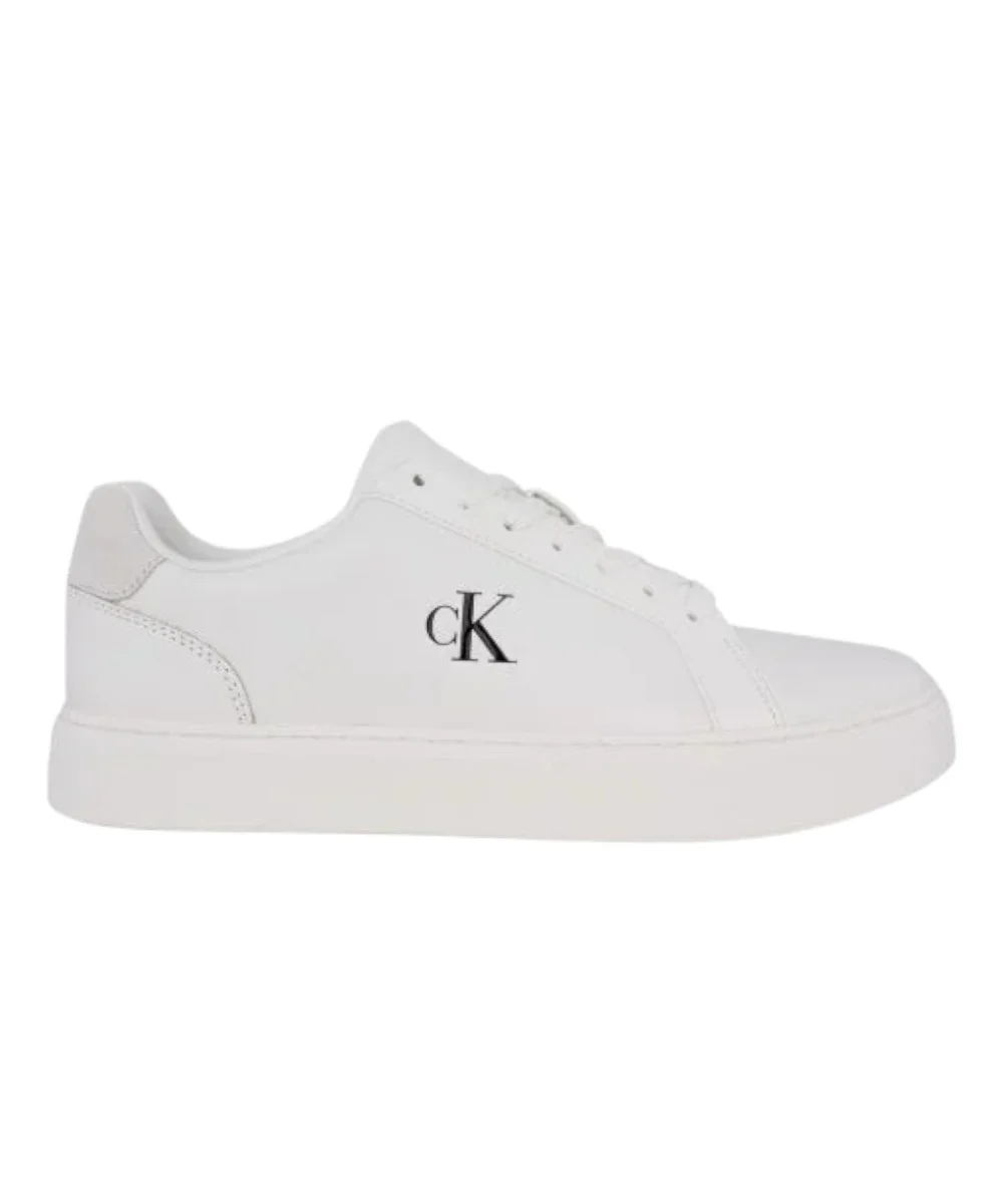 Calvin Klein - Ανδρικά Sneakers Ck Classic Cupsole Laceup Lth YM0YM01435-0K4 Λευκό