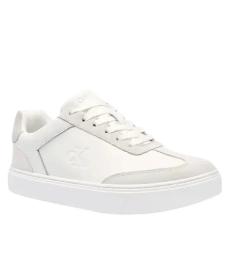 Calvin Klein - Ανδρικά Sneakers Ck Classic Cupsole Laceup Wt Mix YM0YM01429-YAF Λευκό