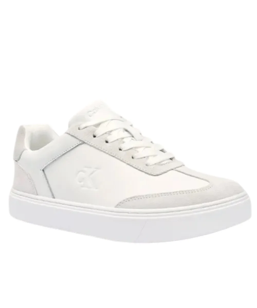 Calvin Klein - Ανδρικά Sneakers Ck Classic Cupsole Laceup Wt Mix YM0YM01429-YAF Λευκό