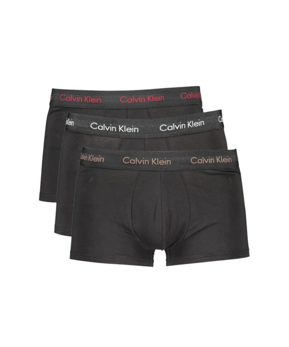 Calvin Klein - Ανδρικά Μποξεράκια Low Rise Trunk 3Pack 0000U2664G-6FB Μαύρο