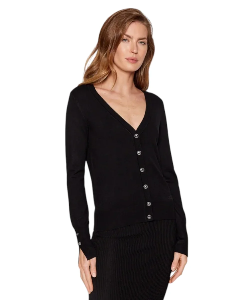 Guess - Γυναικεία Ζακέτα Zena Regular Fit W2YR33Z2V62-JBLK Μαύρο