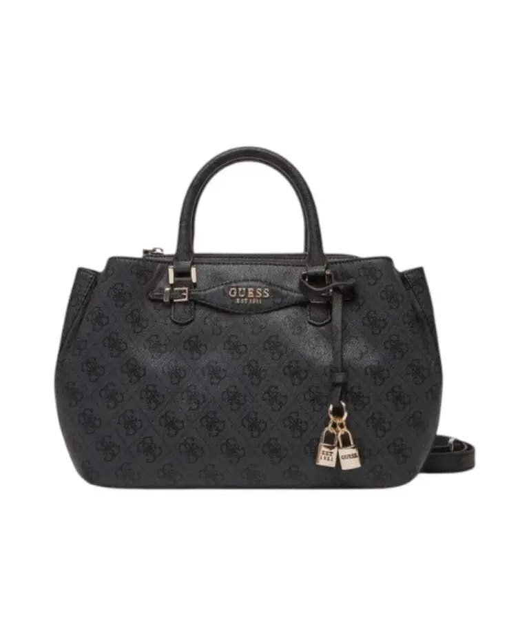 Guess - Γυναικεία Τσάντα Ώμου Katya HWSG9652060-COAL Μαύρο