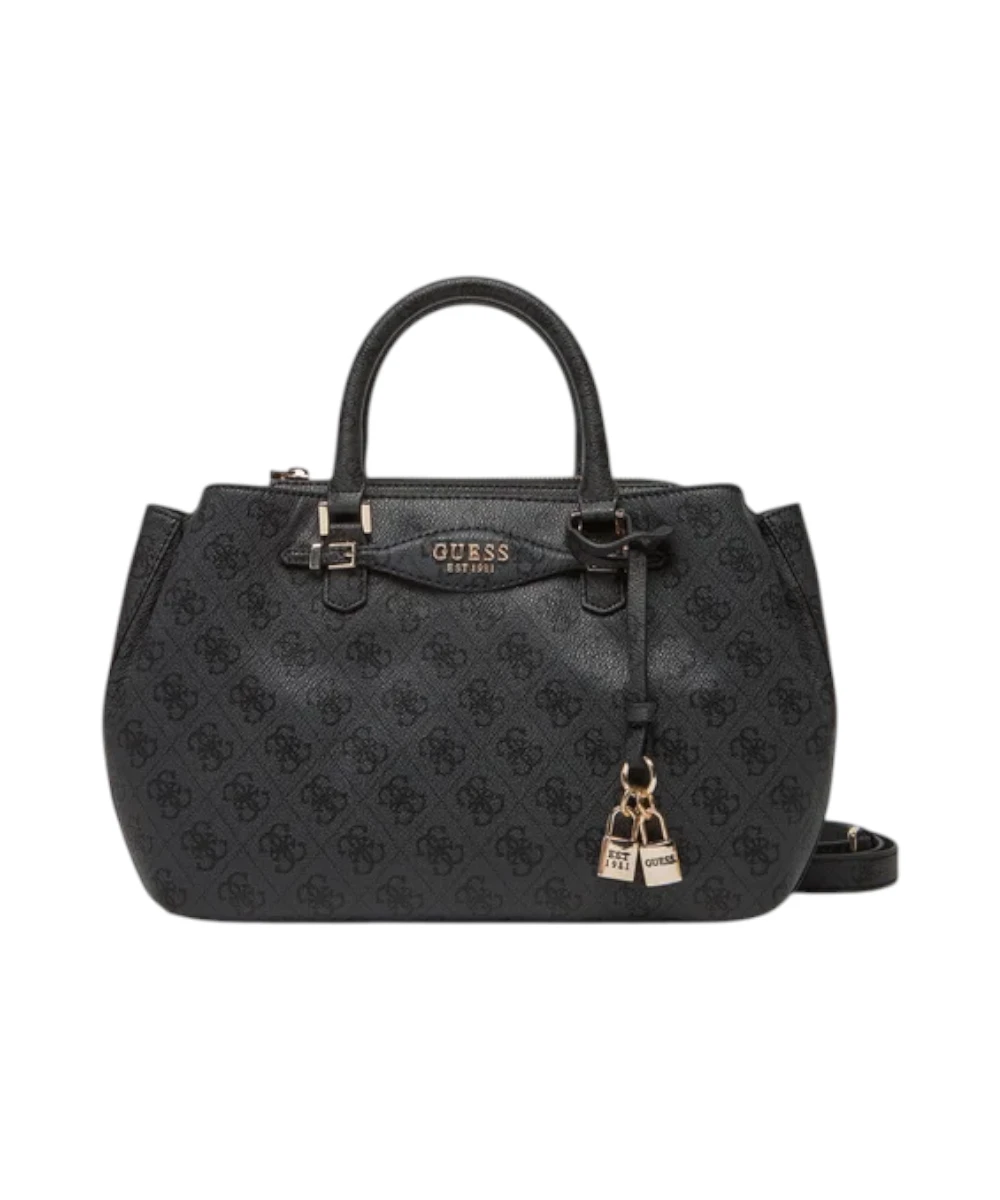 Guess - Γυναικεία Τσάντα Ώμου Katya HWSG9652060-COAL Μαύρο