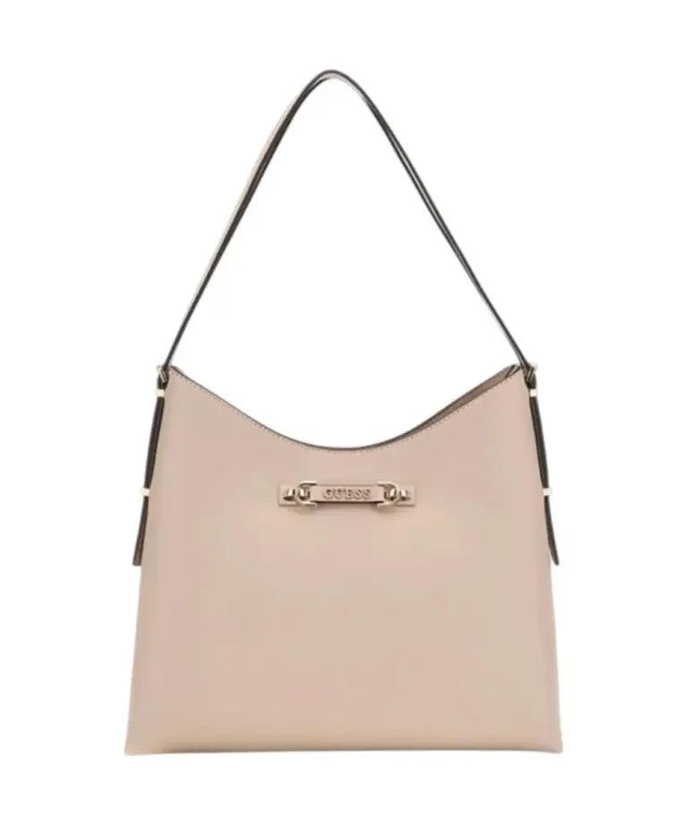 Guess - Γυναικεία Τσάντα Ώμου Lefia Large Hobo HWBG9644020-SIT Μπεζ