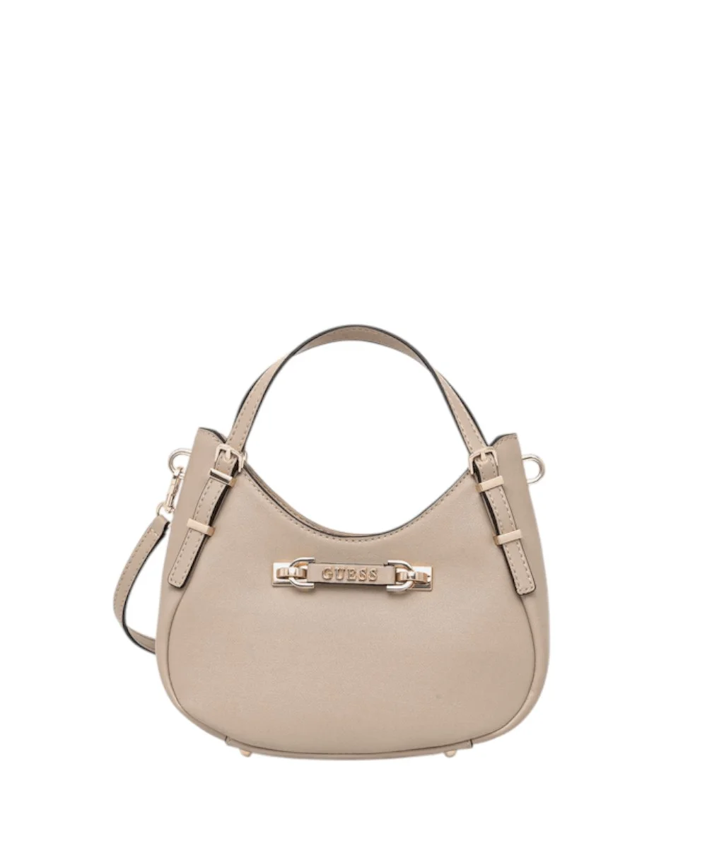 Guess - Γυναικεία Τσάντα Χειρός Mini Lefia Satchel HWBG9644050-SIT Μπεζ