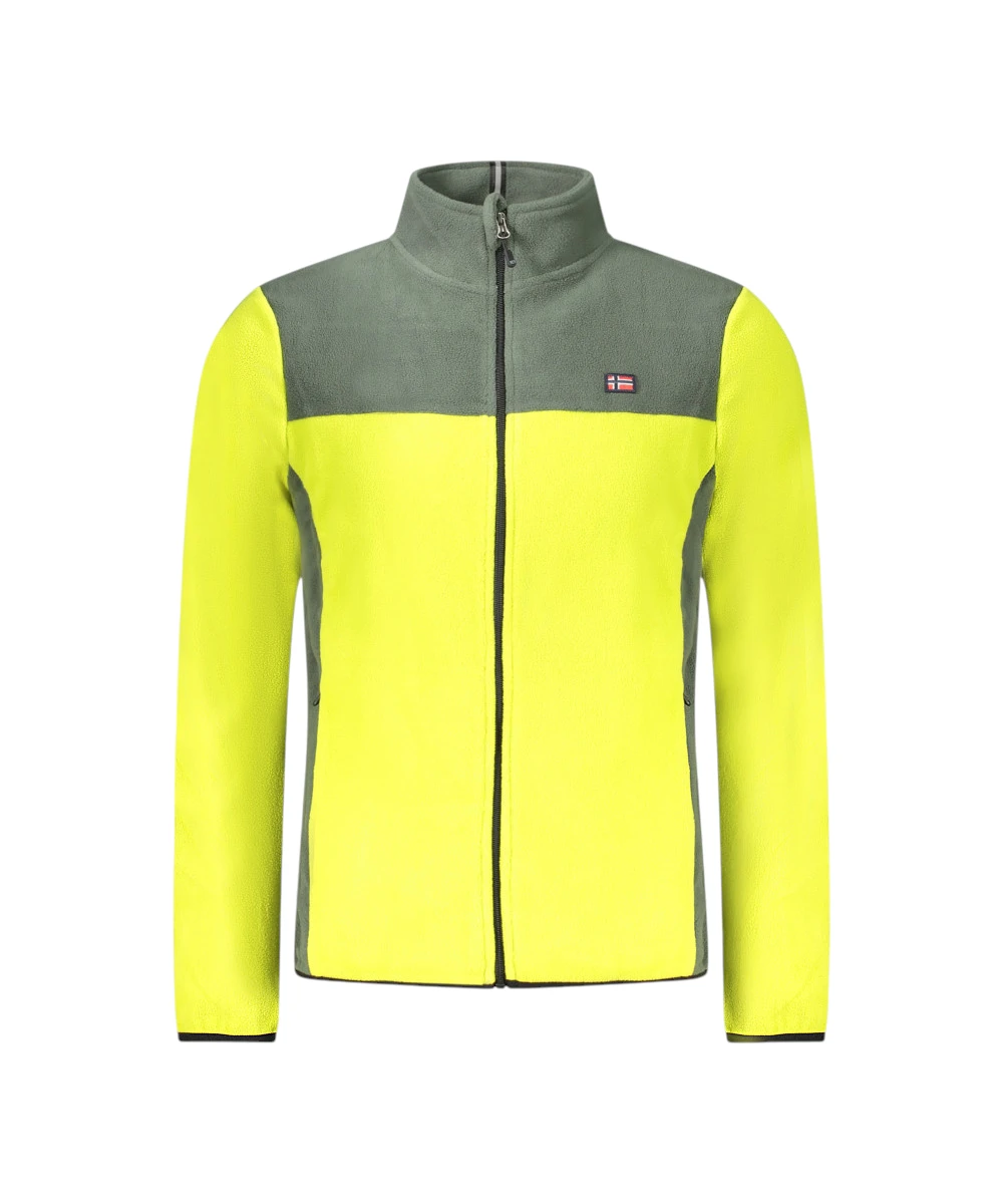 Scuola Nautica Italiana - Ανδρική Ζακέτα Φούτερ Fleece 849522-BAMBOO Κίτρινο
