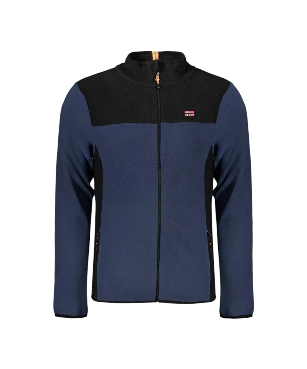 Scuola Nautica Italiana - Ανδρική Ζακέτα Φούτερ Fleece 849522-NAVY Μπλε Σκούρο