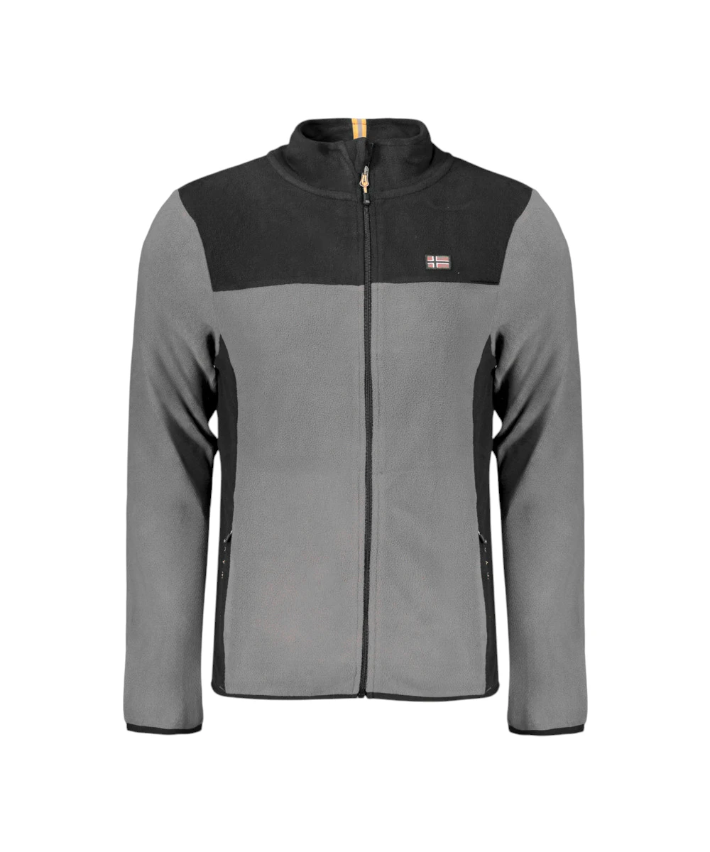 Scuola Nautica Italiana - Ανδρική Ζακέτα Φούτερ Fleece 849522-REVENT Γκρι