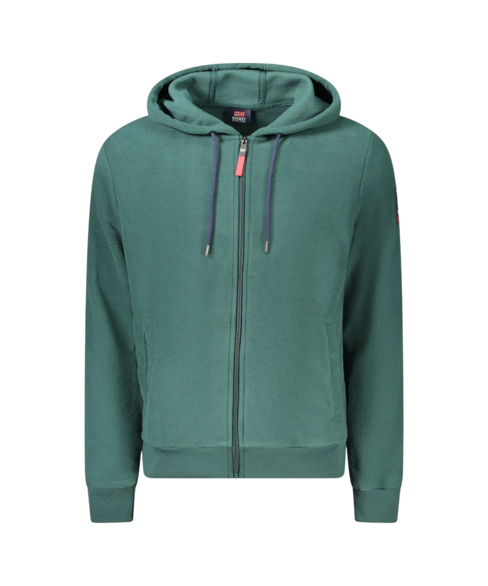 Scuola Nautica Italiana - Ανδρική Ζακέτα Φούτερ Fleece 849531-ALPINE Πράσινο Σκούρο