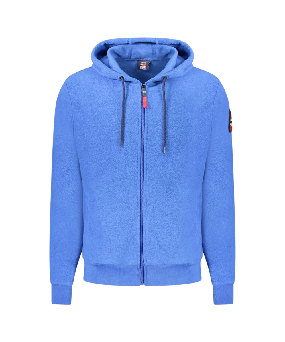 Scuola Nautica Italiana - Ανδρική Ζακέτα Φούτερ Fleece 849531-BLUETT Μπλε