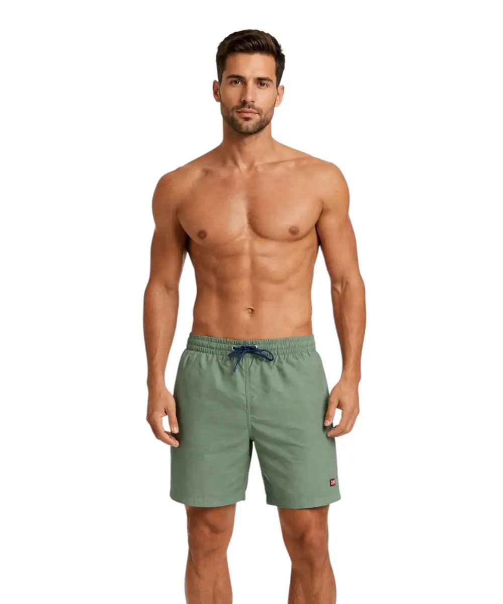 Scuola Nautica Italiana - Ανδρικό Μαγιό Σόρτς 838301-ARMY Χακί